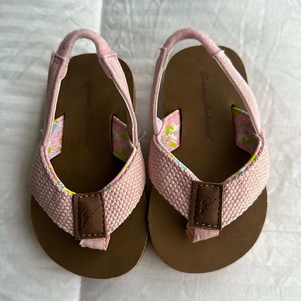 Baby girl Tommy Bahama flip flops